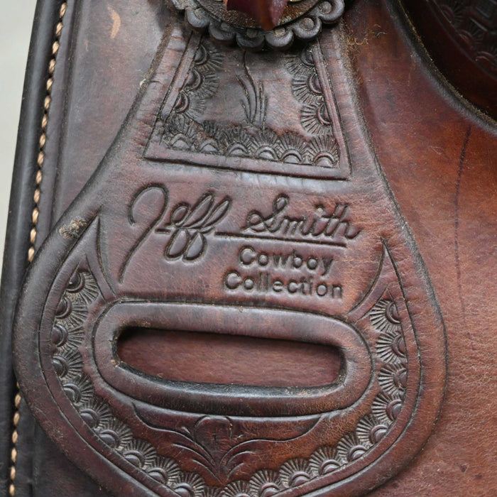 16.5" USED JEFF SMITH CUTTING SADDLE