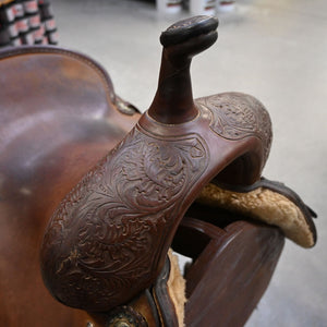 16" USED JEFF SMITH CUTTING SADDLE Saddles Jeff Smith