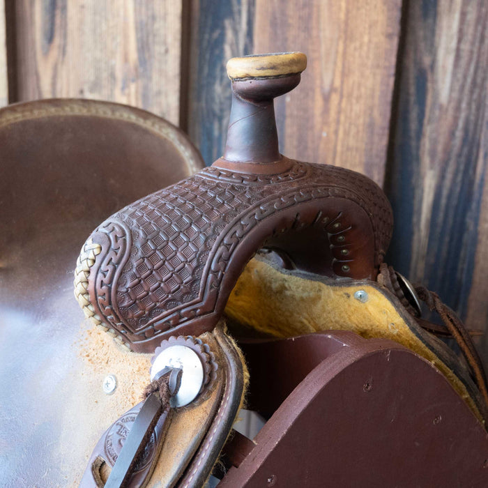 12" USED TESKEY'S JR. RANCH ASSOCIATION SADDLE