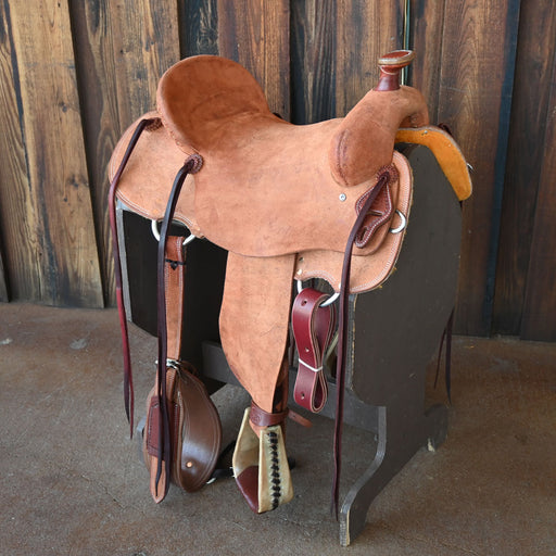 16.5" TESKEY'S STRIP DOWN RANCH SADDLE Saddles - New Teskey's Saddlery