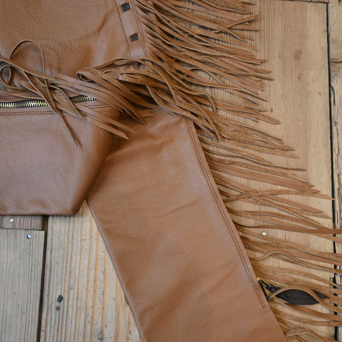 Teskey's X-Small Smooth Deer Tan Shotgun Chaps 2370