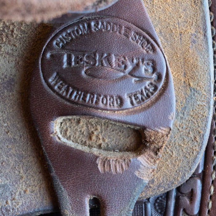 12" USED TESKEY'S JR. RANCH ASSOCIATION SADDLE