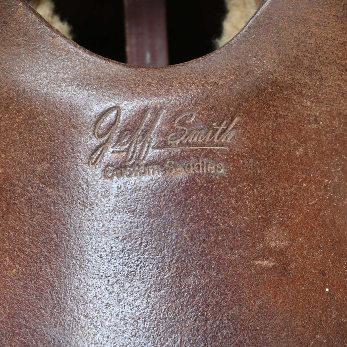16.5" USED JEFF SMITH CUTTING SADDLE