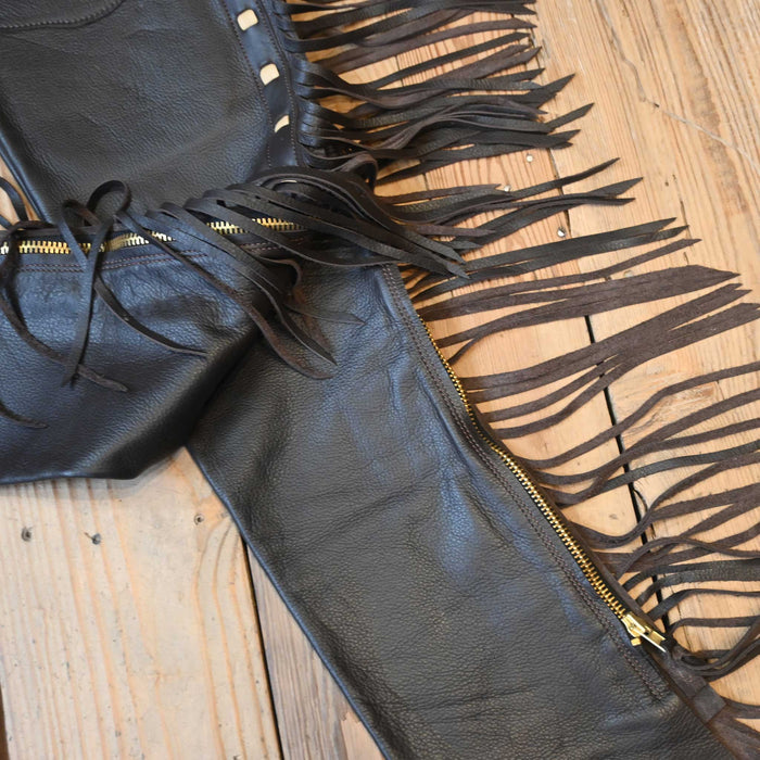 Teskey's X-Small Smooth Dark Chocolate Shotgun Chaps 2371