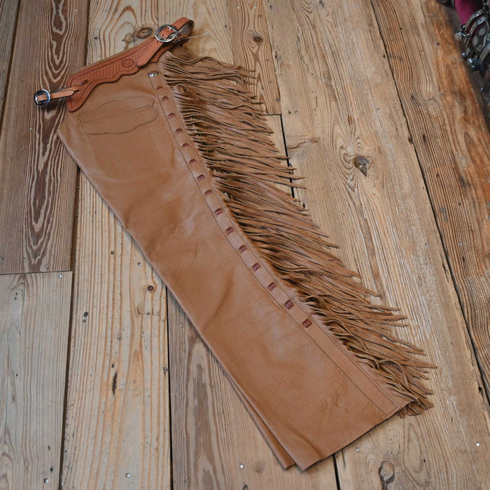 Teskey's X-Small Caramel Color Smooth Shotgun Chaps 2374