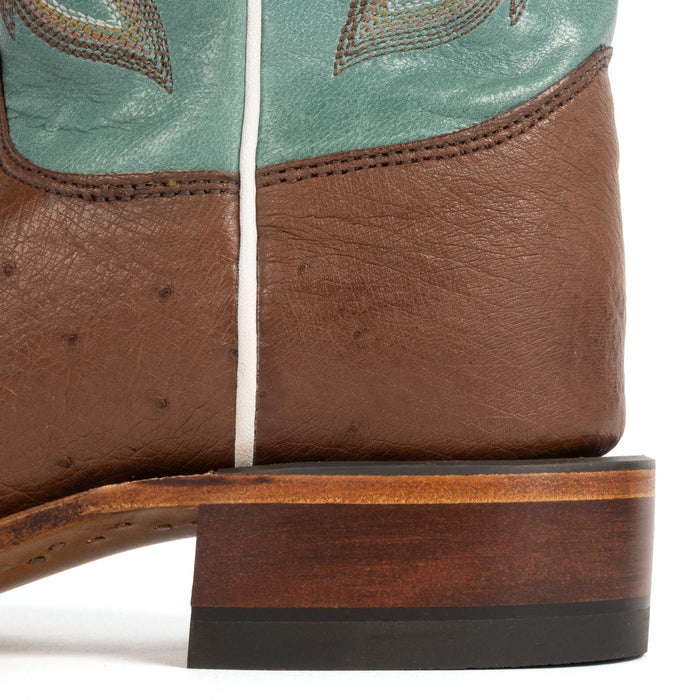 Justin Women's Tatum Brown Smooth Ostrich Western Boot