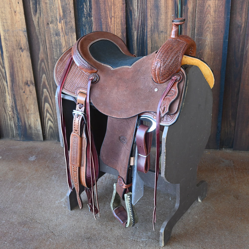16" TESKEY'S PRO CUTTER RANCH CUTTER SADDLE Saddles - New Teskey's Saddlery