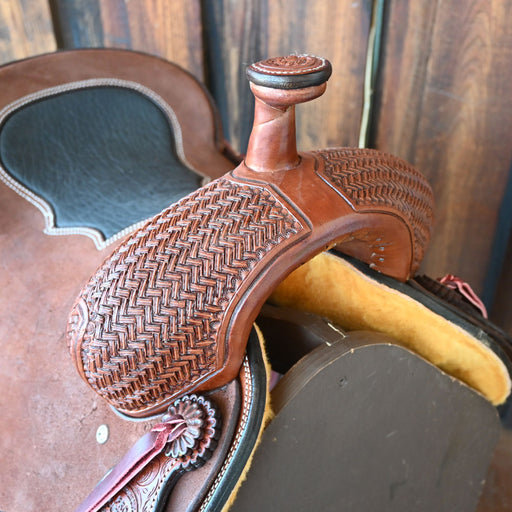 16" TESKEY'S PRO CUTTER RANCH CUTTER SADDLE Saddles - New Teskey's Saddlery