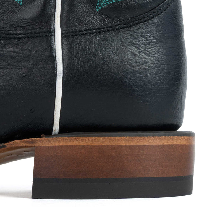 Justin Women's Tatum Black Smooth Ostrich Western Boot