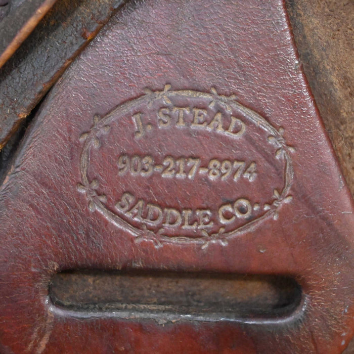 15" USED J STEAD CUTTING SADDLE Saddles - Used J. Stead Saddle Co
