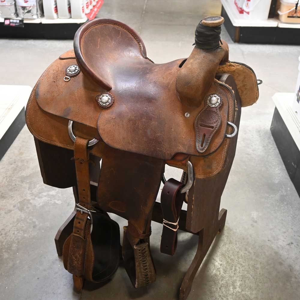 14" USED NRS ROPING SADDLE