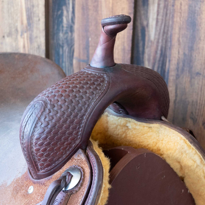 15.5" USED TESKEY'S CUTTING SADDLE