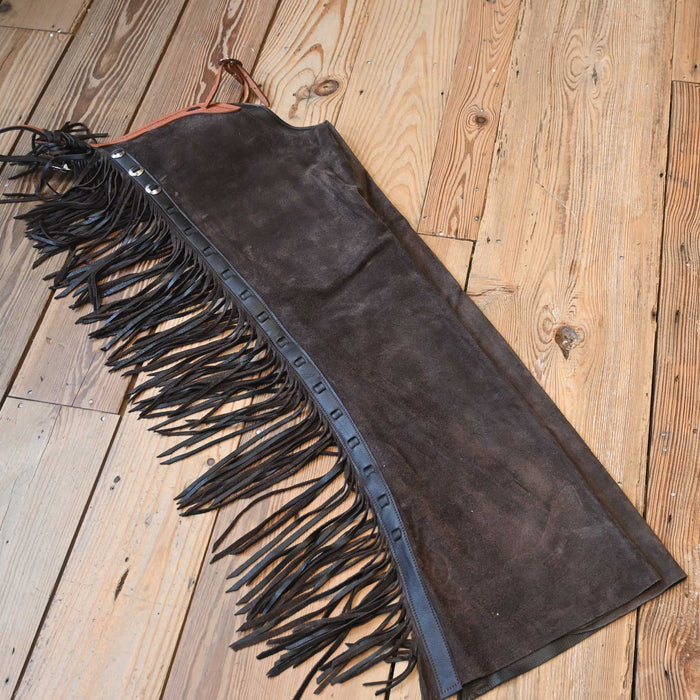 Teskey's Large Roughout Brown Shotgun Chaps 2376