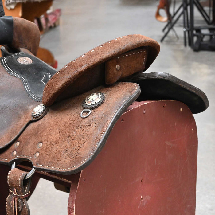 15" USED DOUBLE J ALL AROUND SADDLE