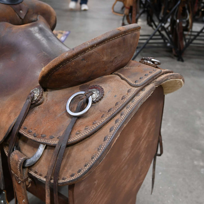14.5" USED TESKEY'S RANCH SADDLE Saddles - Used Teskey's Saddlery