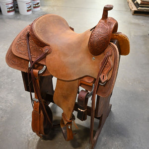 15.5 USED TESKEY'S PRO CUTTER RANCH CUTTER Saddles Teskey's Saddlery