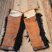 Early Angora Woolie Shotgun Chaps w/ Slit Pockets Collectibles MISC