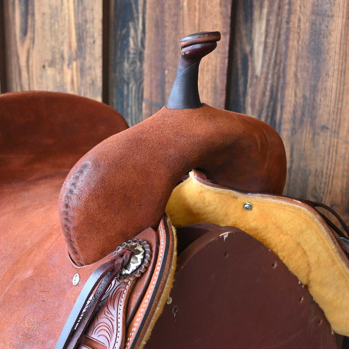 15.5" JEFF SMITH BUSTER WELCH CUTTING SADDLE Saddles - New Jeff Smith