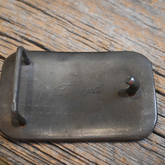 Handmade Frizzell Long Horn Belt Buckle
