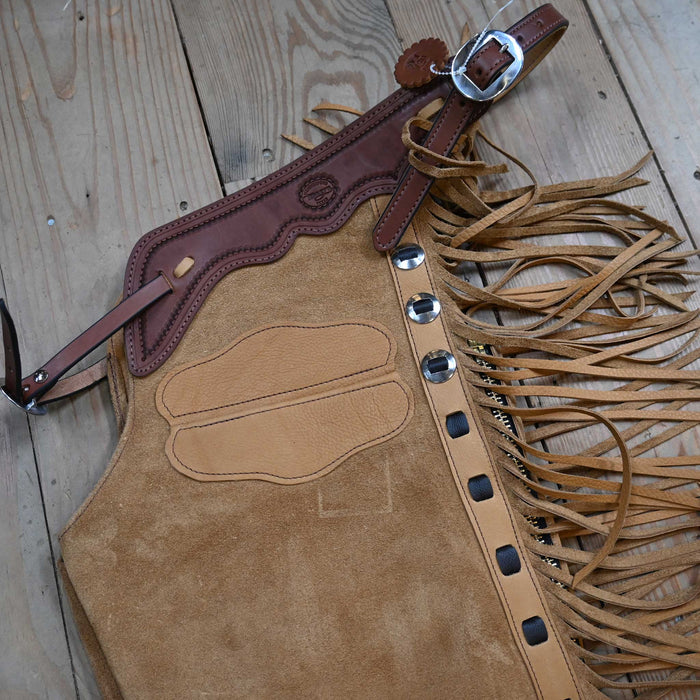 Teskey's Large Tucson Tan Roughout Versatility Chap