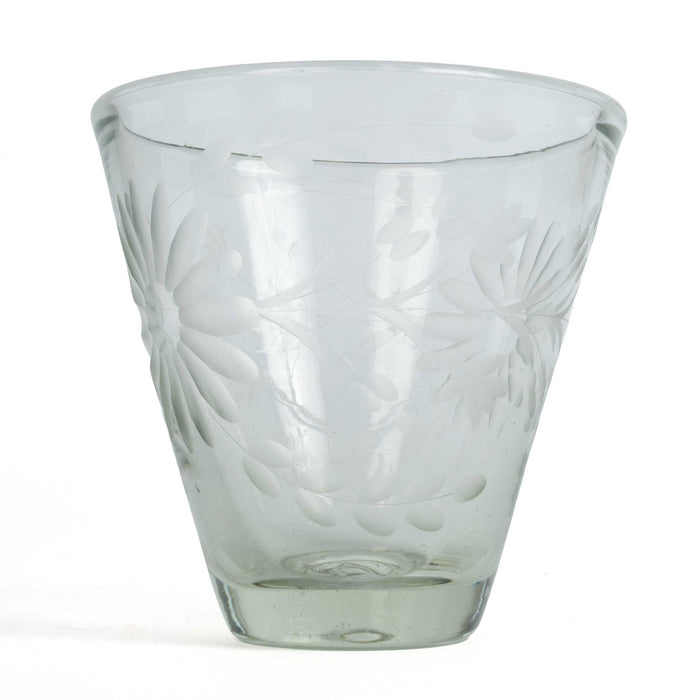 Crystal Italian Wine Glass - Sunflower