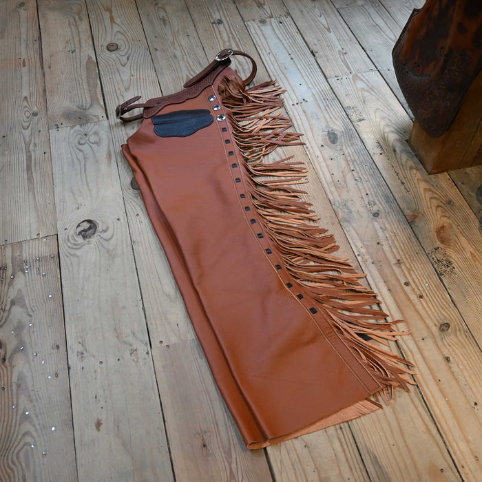 Teskey's Medium Red Clay Smooth Leather Versatility Chap