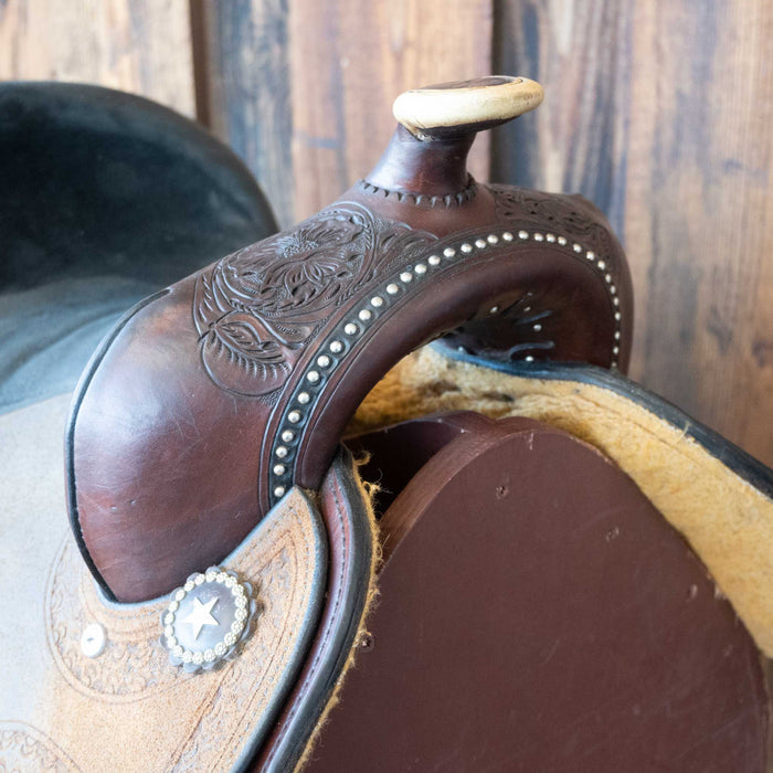 15" USED BAR J BARREL SADDLE