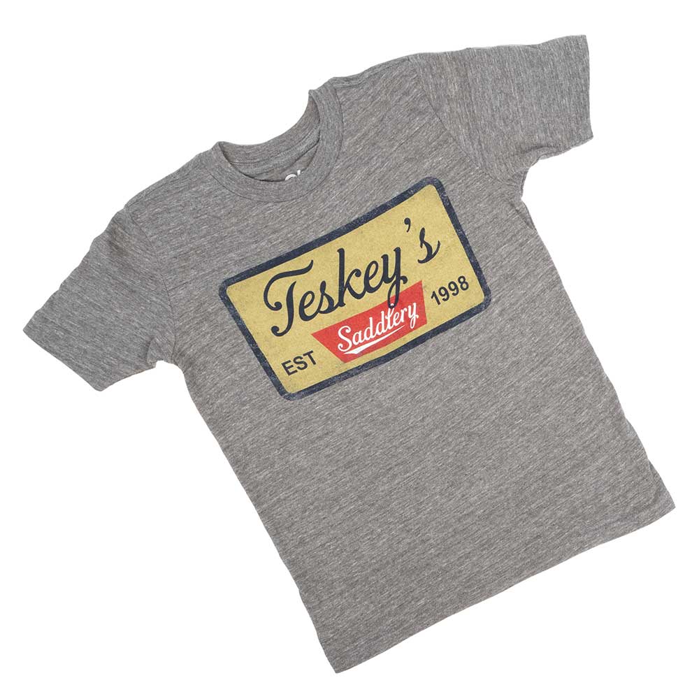 Teskey's Youth Original Tee - Heather Grey TESKEY'S GEAR - Youth SS Shirts Lakeshirts   