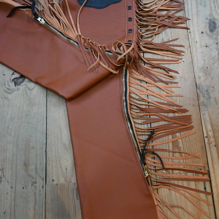 Teskey's Medium Red Clay Smooth Leather Versatility Chap