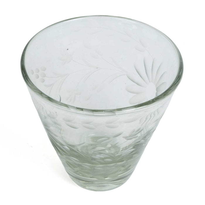 Crystal Italian Wine Glass - Sunflower