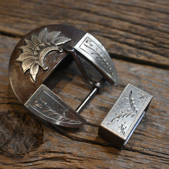Handmade WB Head Dress 2pc. Belt Buckle