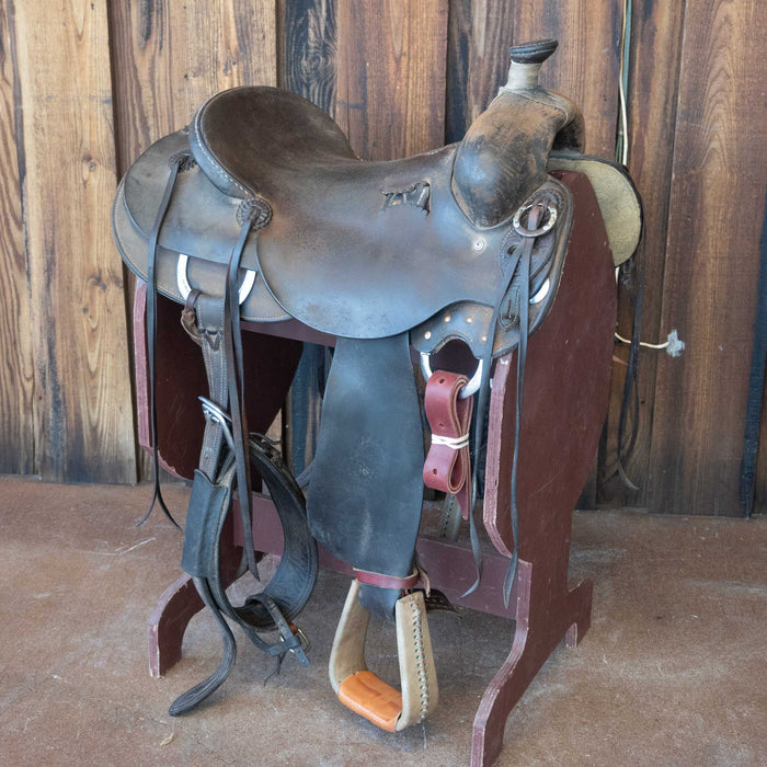16" USED JEFF SMITH RANCH SADDLE