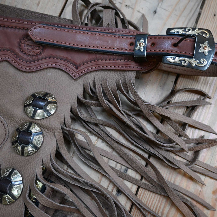 Teskey's Medium Taupe Smooth Leather Versatility Chap