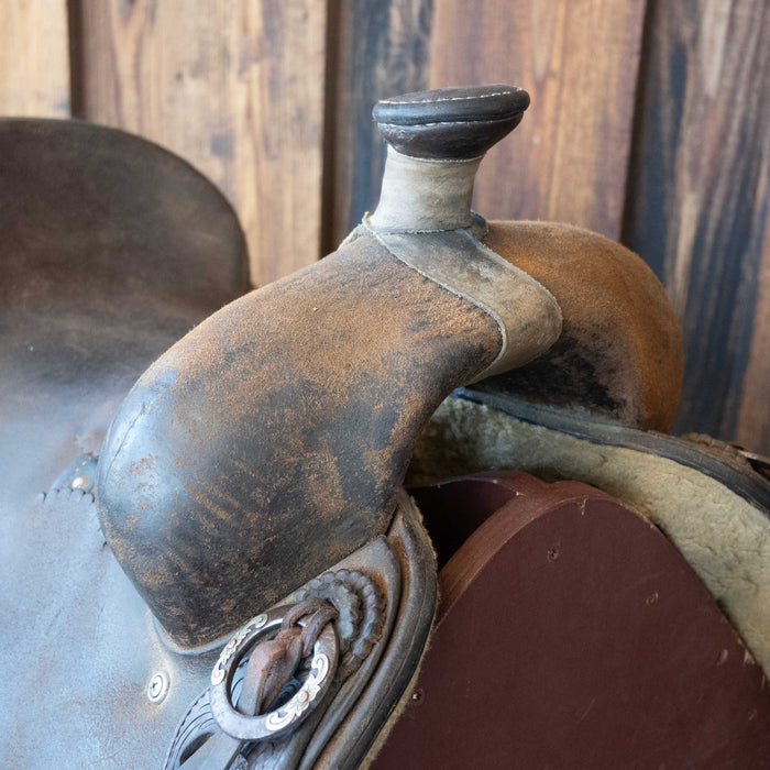 16" USED JEFF SMITH RANCH SADDLE