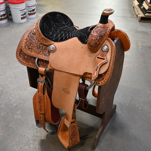 14.5" TESKEY'S TEAM ROPING SADDLE Saddles - New Teskey's Saddlery