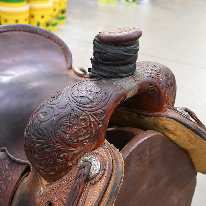 15" USED CACTUS RANCH SADDLE Saddles - Used CACTUS SADDLERY