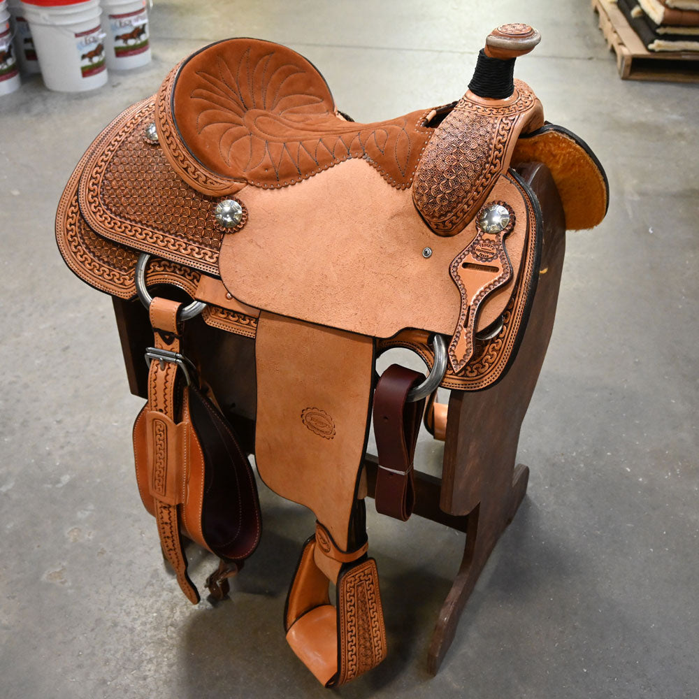 15.5" TESKEY'S ROPING SADDLE