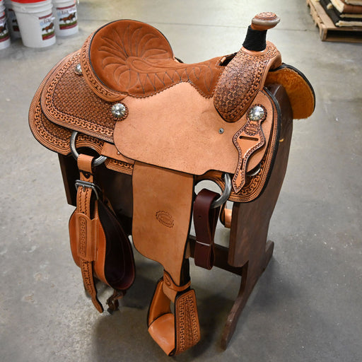 15.5" TESKEY'S ROPING SADDLE Saddles - New Teskey's Saddlery
