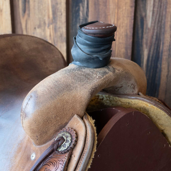 14" USED TYLER TEAM ROPING SADDLE