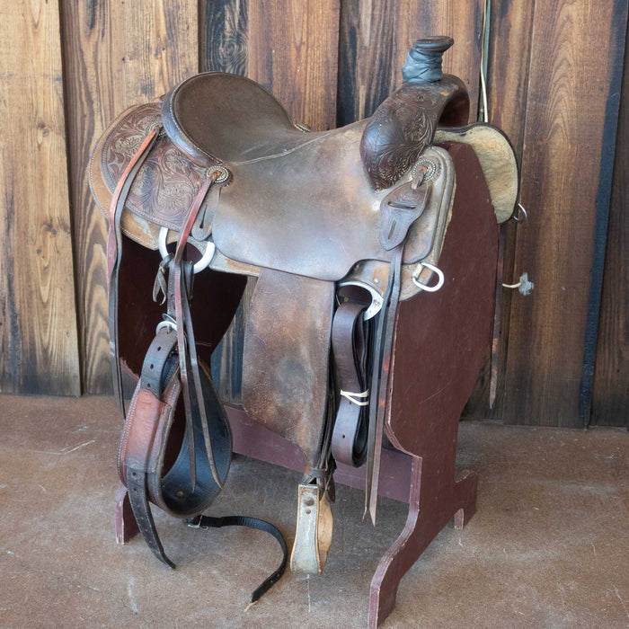 15.5" USED CACTUS RANCH SADDLE