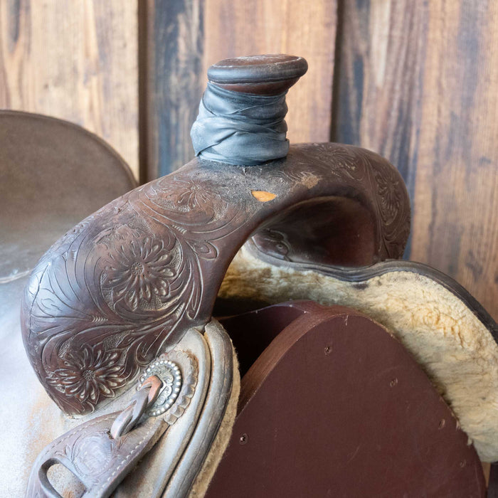 15.5" USED CACTUS RANCH SADDLE