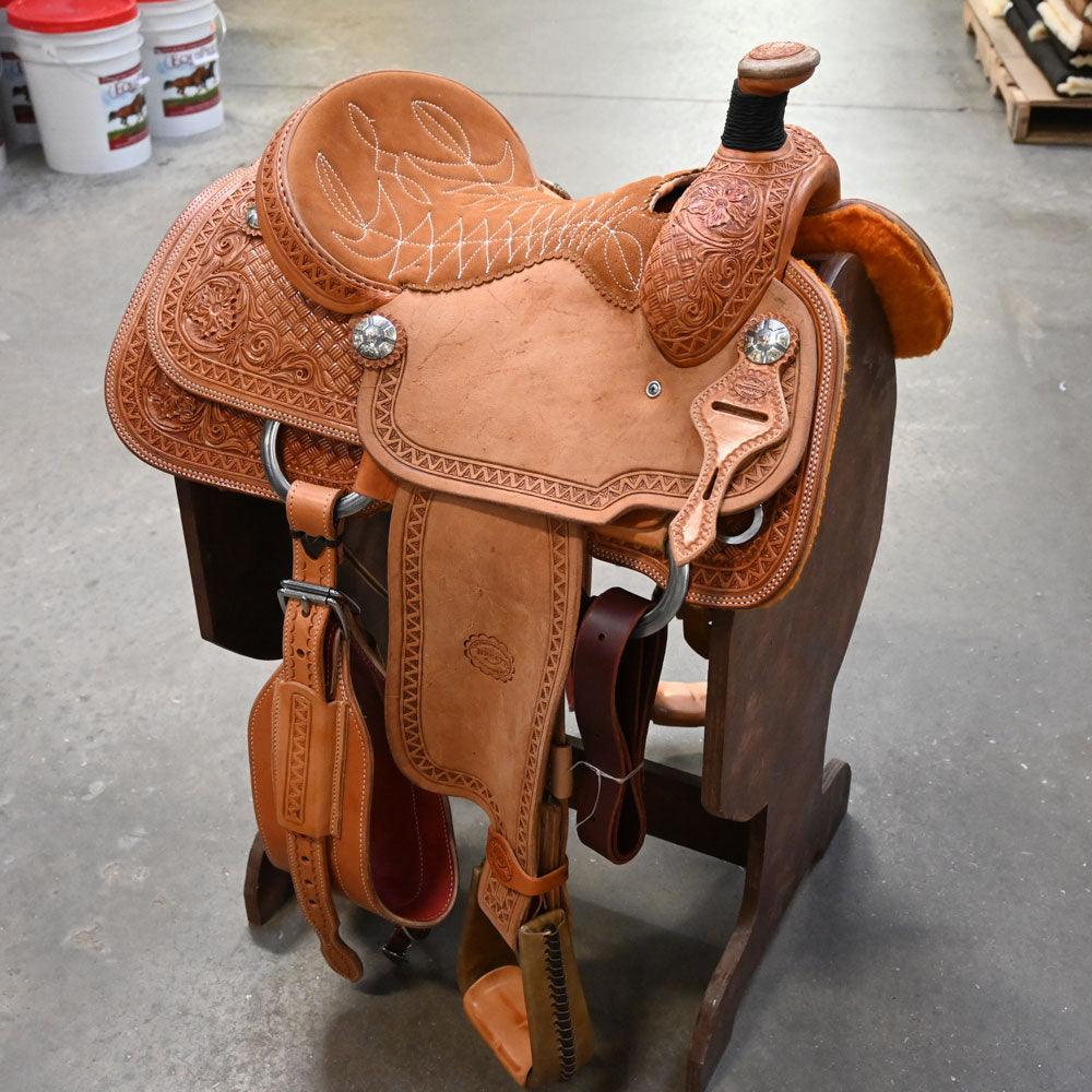 14.5" TESKEY'S ROPING SADDLE Saddles Teskey's Saddlery