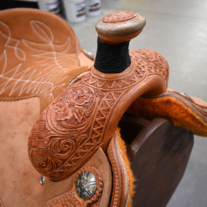 14.5" TESKEY'S ROPING SADDLE Saddles Teskey's Saddlery