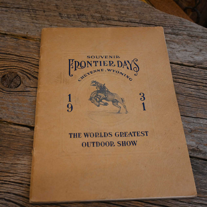 1931 Frontier Days Catalog Souvenir