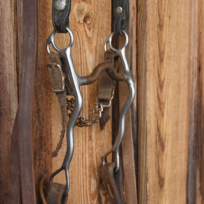 Trammell Copper Port Bridle Rig w/Single Ear Headstall