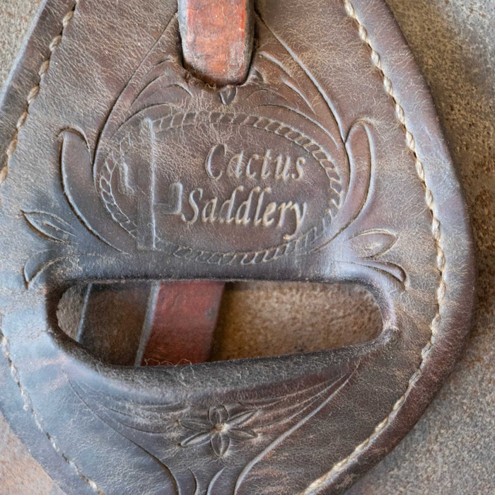 15.5" USED CACTUS RANCH SADDLE