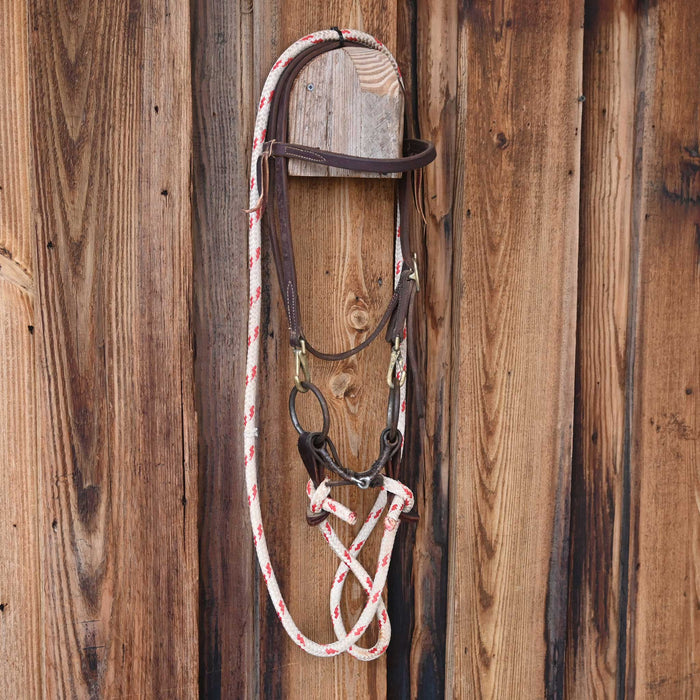 O-Ring Snaffle Bridle Rig w/Browband Headstall Tack - Rigs misc