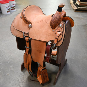 14" TESKEY'S ROPING SADDLE Saddles Teskey's Saddlery