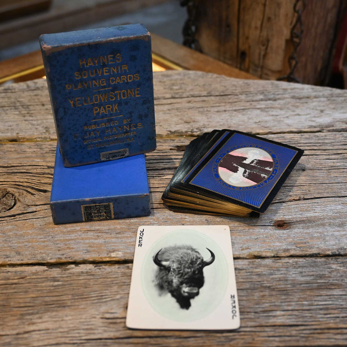 1904 F.J. Haynes Yellowstone Souvenir Playing cards