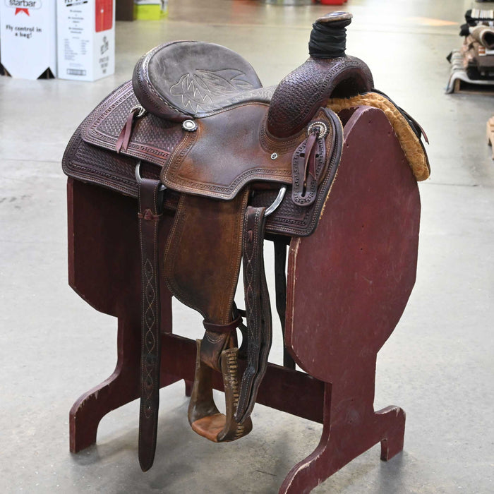 13" USED CORRIENTE TEAM ROPING SADDLE